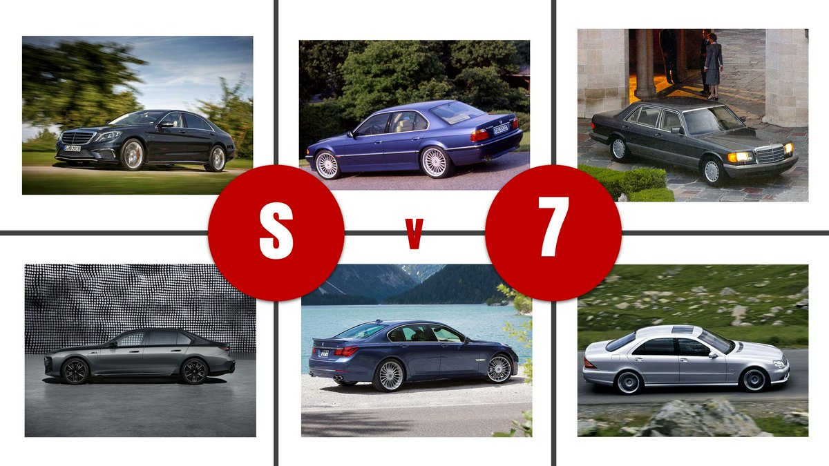 Hero Image for Mercedes S-Class vs BMW 7-Series: Comparison Over the Last 6/7 Generations