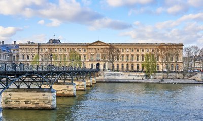 Paris, Saint-Eustache, Louvre, Saint-Germain-l'Auxerrois, Seine River, Notre-Dame, and Hotel de Ville Spring 201903 #15