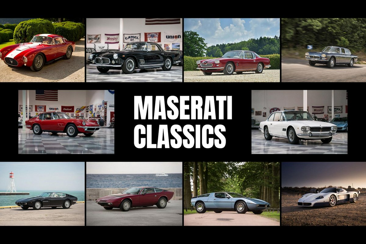 Hero Image for Ten Classic Maserati Vehicles That You Will Lust After