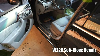 Cover for post Mercedes W220 S-Class Soft-Close Trunk and Soft-Close Doors DIY Repair