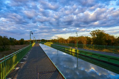 Photo from gallery Briare-le-Canal, Loiret, France in Sept 2020 taken on 2020:09:09 19:34:30 at Briare by DrJLT
