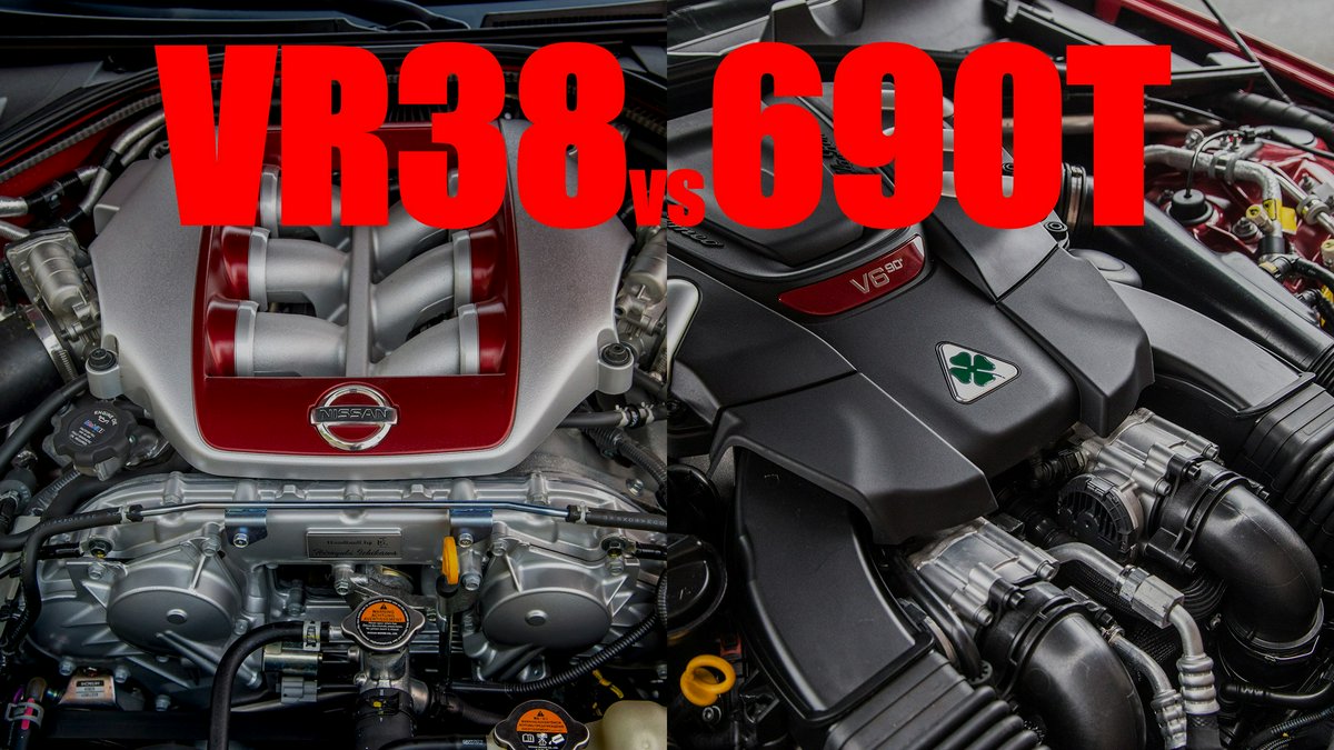 Hero Image for Nissan VR38DETT vs Alfa Romeo 690T (Quadrifoglio): Iconic Designs Compared