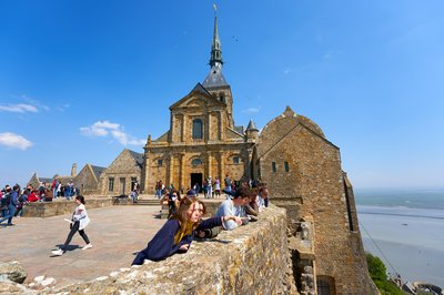 Photo from gallery Mont St Michel [Apr 2022] taken on 2022-04-21 14:20:16 at Mont Saint-Michel by DrJLT
