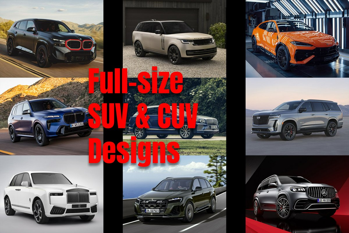 Hero Image for Ranking the Design of 9 High-End Full-Size SUV & CUVs in 2024