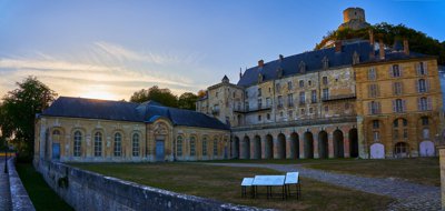 Photo from gallery La Roche-Guyon (Fortress, Chateau, Garden, Seine), Summer 201909 taken on 2019:09:21 18:39:04 at La Roche-Guyon by DrJLT