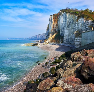 Photo from gallery Yport (Pebble Beach, Cliff), Normandy Spring 201904 taken on 2019:04:21 16:07:41 at Normandy by DrJLT