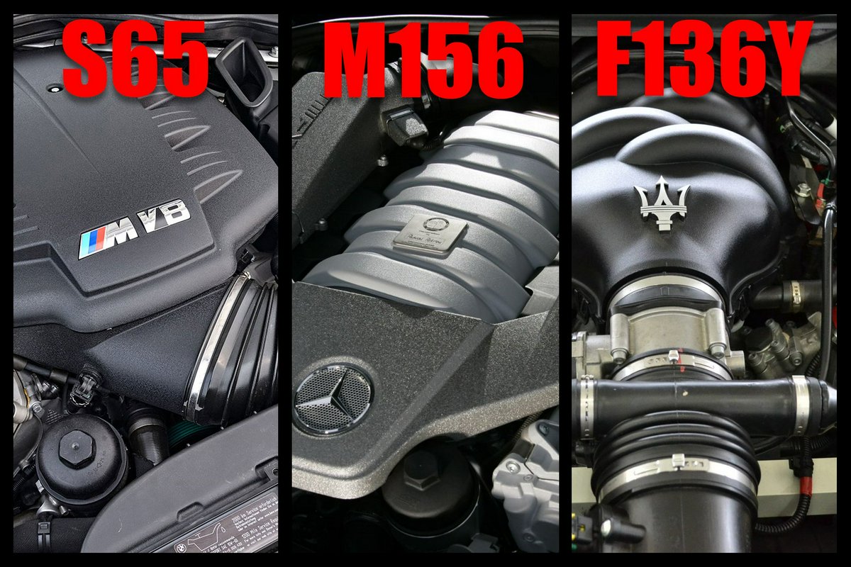 Hero Image for Mercedes M156 vs Maserati F136Y (4.7) vs BMW S65, Iconic Designs Compared